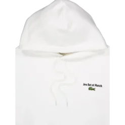 Multi Print Fleece Hoodie Flour
