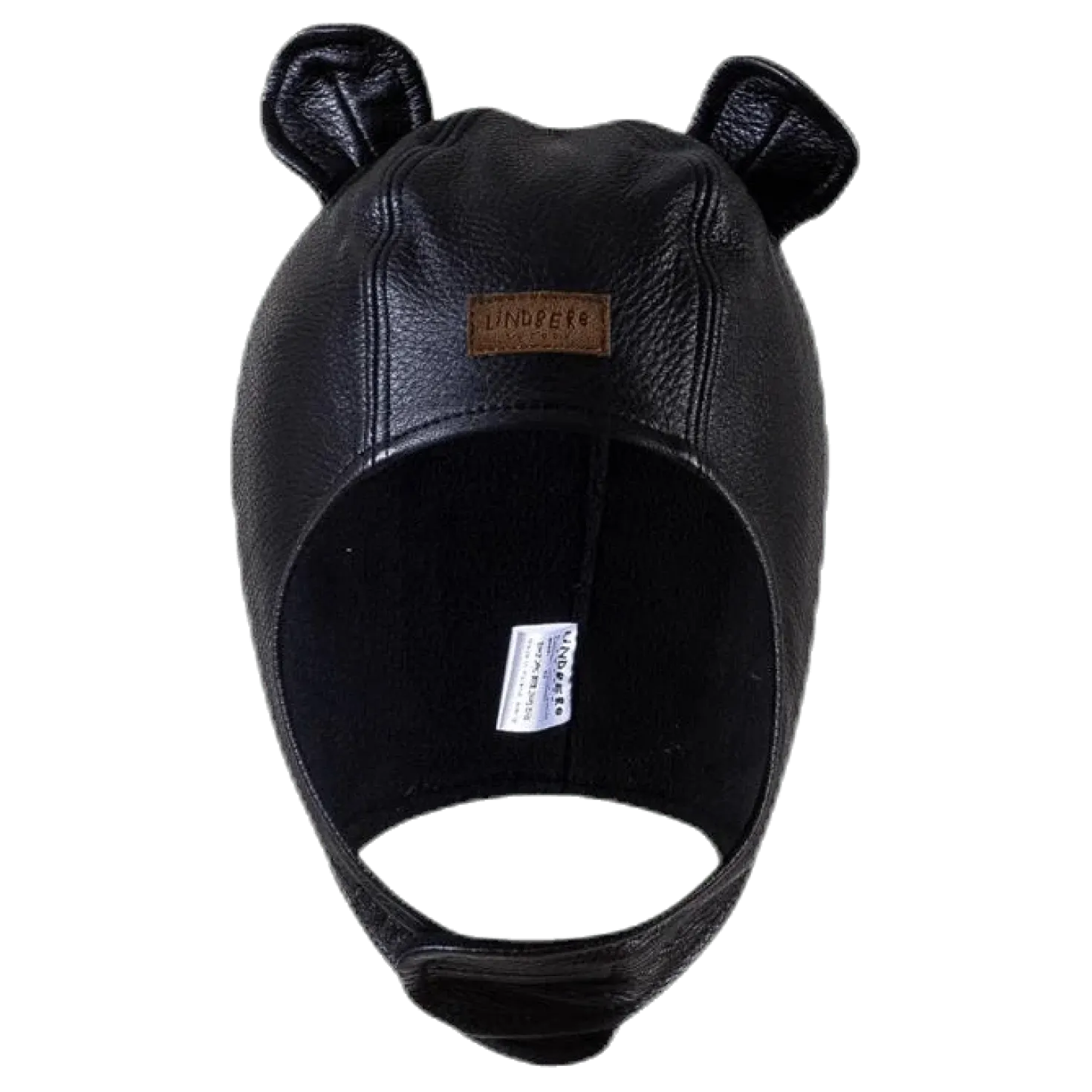 Musse Leather Cap Black