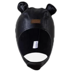 Musse Leather Cap Black