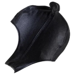 Musse Leather Cap Black