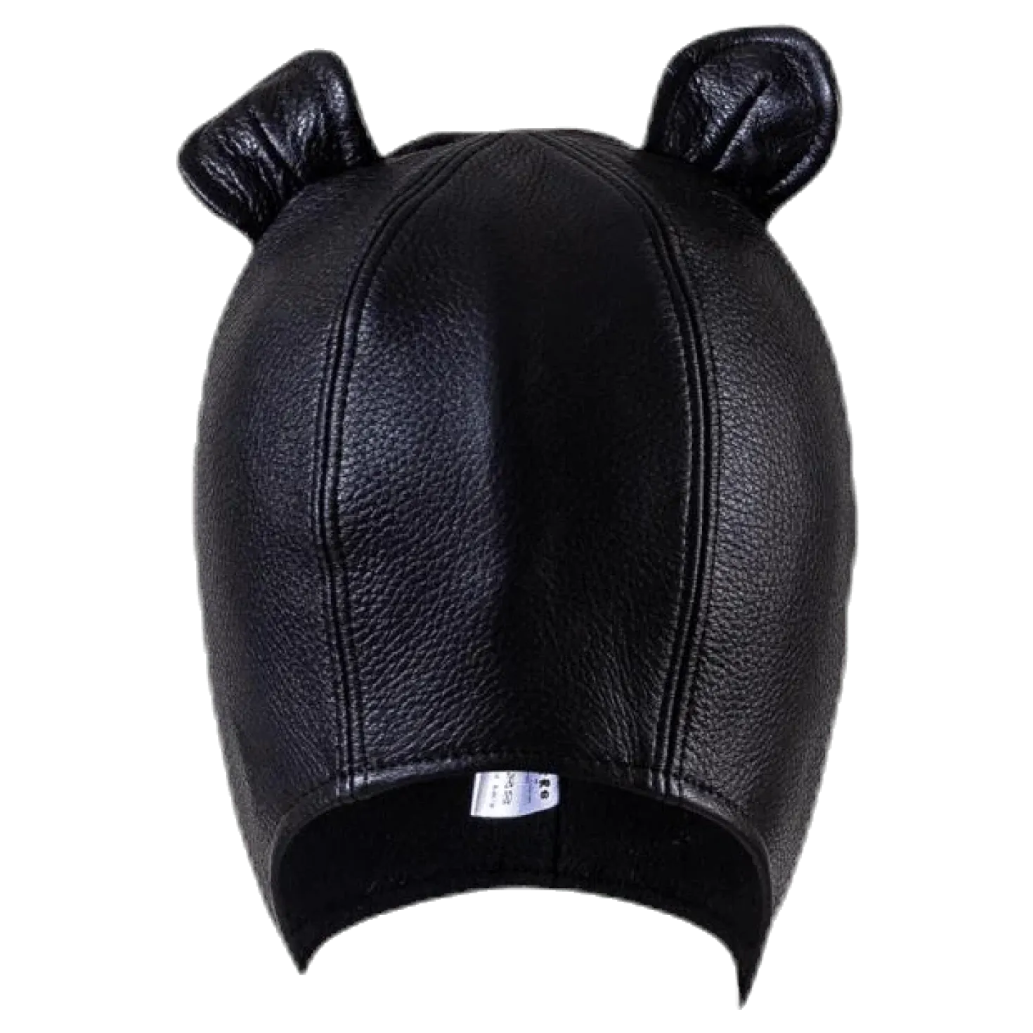 Musse Leather Cap Black