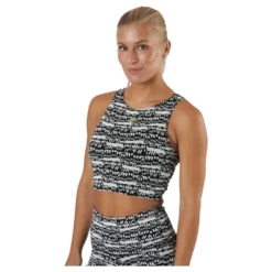 Myt Cotton Crop Tank Black