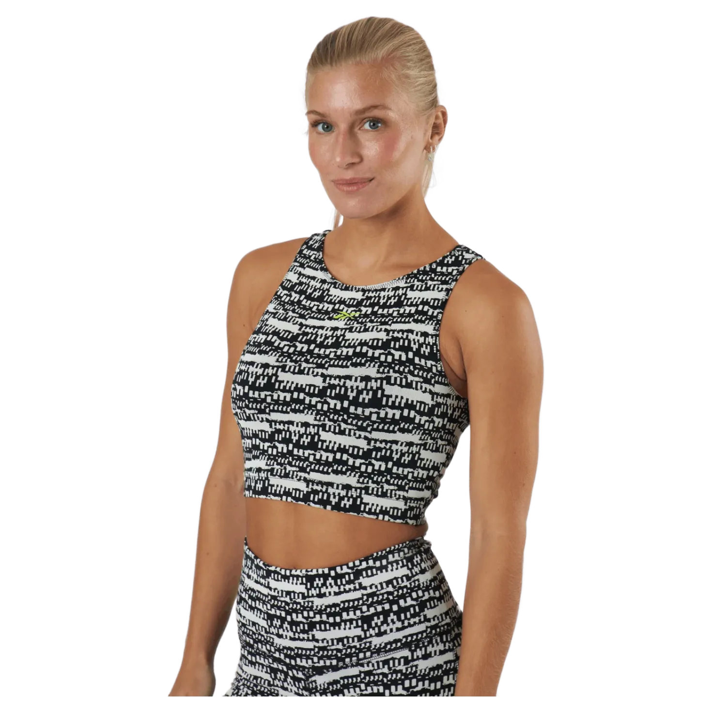 Myt Cotton Crop Tank Black