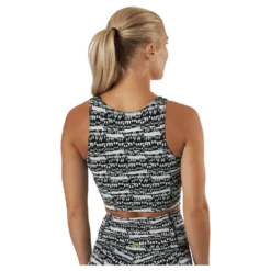 Myt Cotton Crop Tank Black