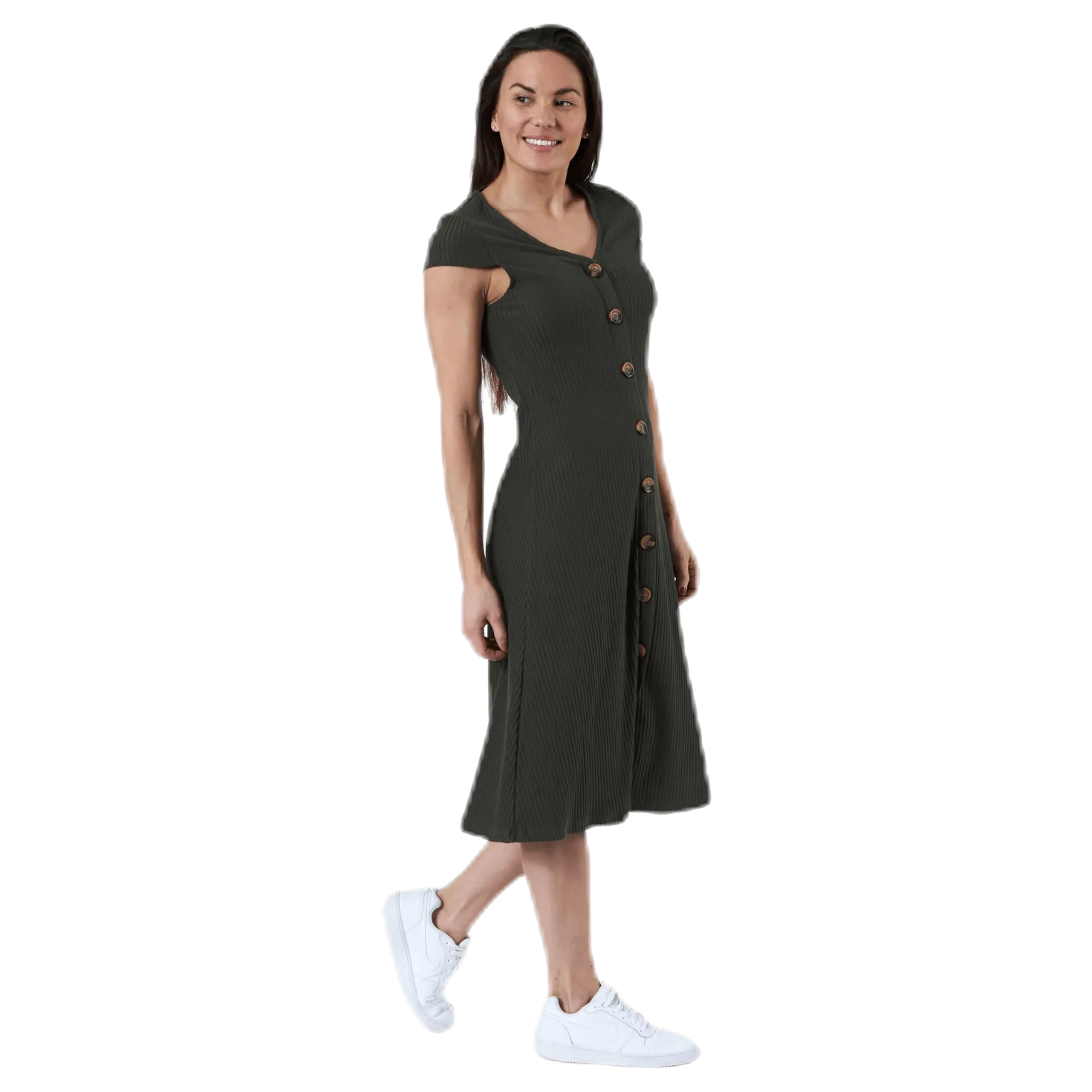 Nella S/S Dress Jrs Green