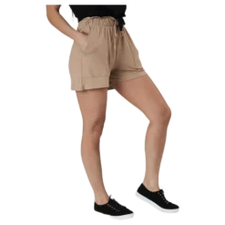 Neora Hw Frill Shorts Beige