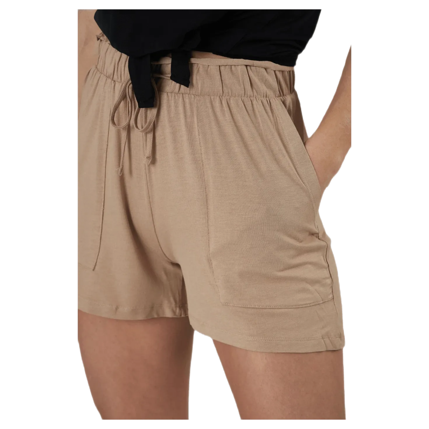 Neora Hw Frill Shorts Beige