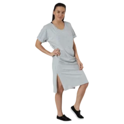 Neora Ss Fold Up Dress Grey