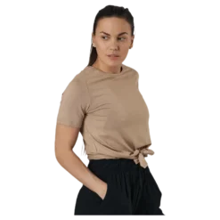 Neora Ss Tie Tee Beige