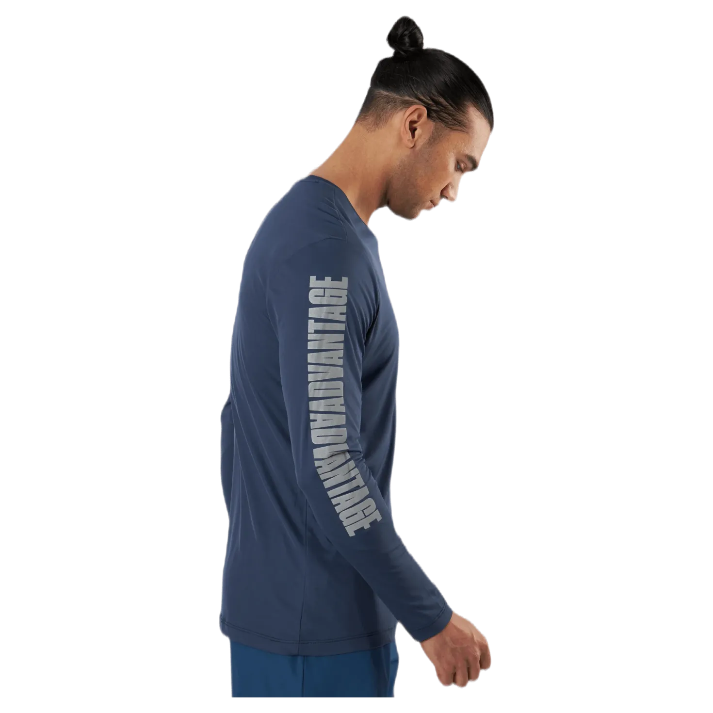 Night LS Perf Tee Blue