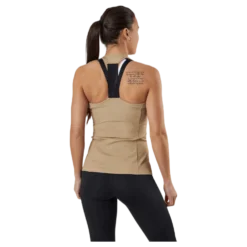 Night Rib Tank Beige