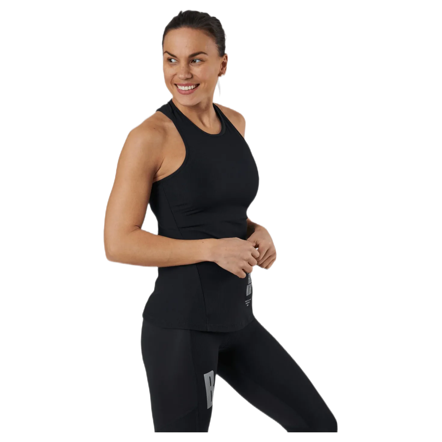 Night Rib Tank Black