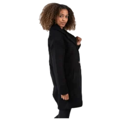 Nina Celeste Wool Coat Black