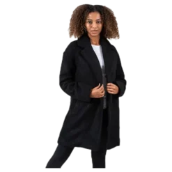 Nina Celeste Wool Coat Black