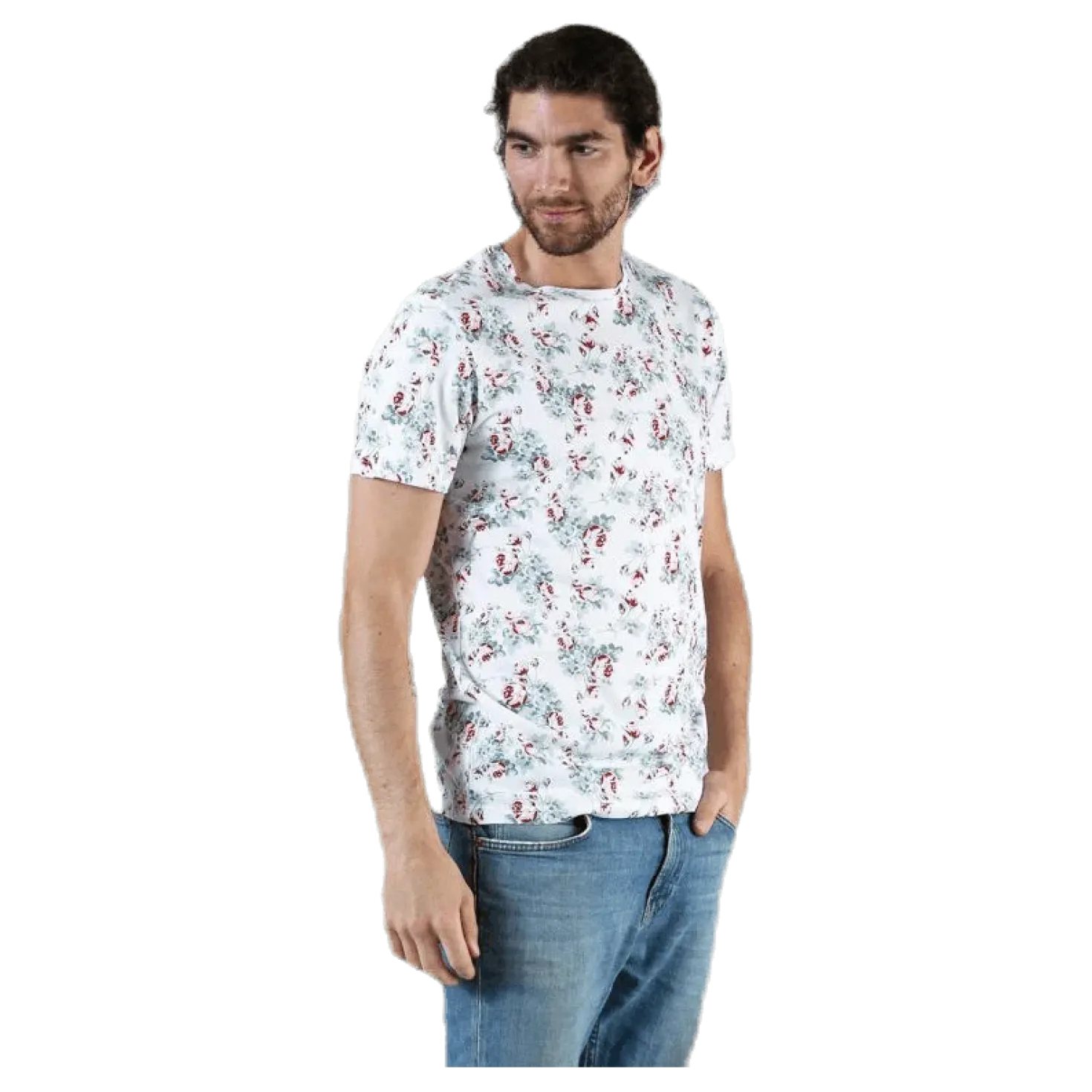 Nizzen Tee Ss Crew Neck White