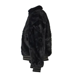 Nkfmanette Faux Fur Bomber Jac Black