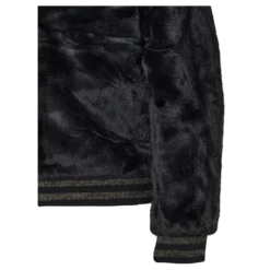 Nkfmanette Faux Fur Bomber Jac Black