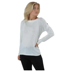 Nollie Ls O-Neck Top White
