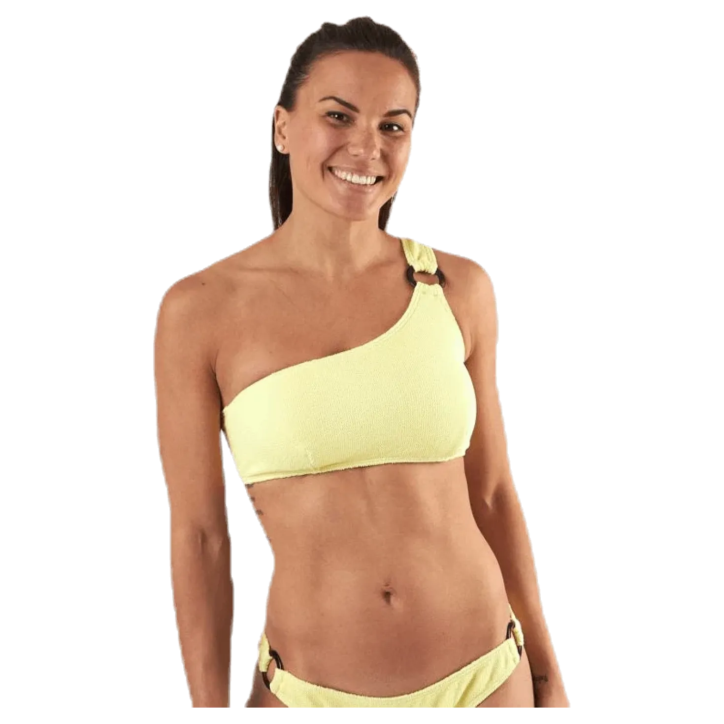 Nora Bikini Oneshoulder Top Yellow