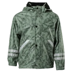 Nordskog Fleece-Lined Rain Set Green