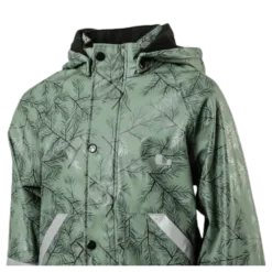 Nordskog Fleece-Lined Rain Set Green