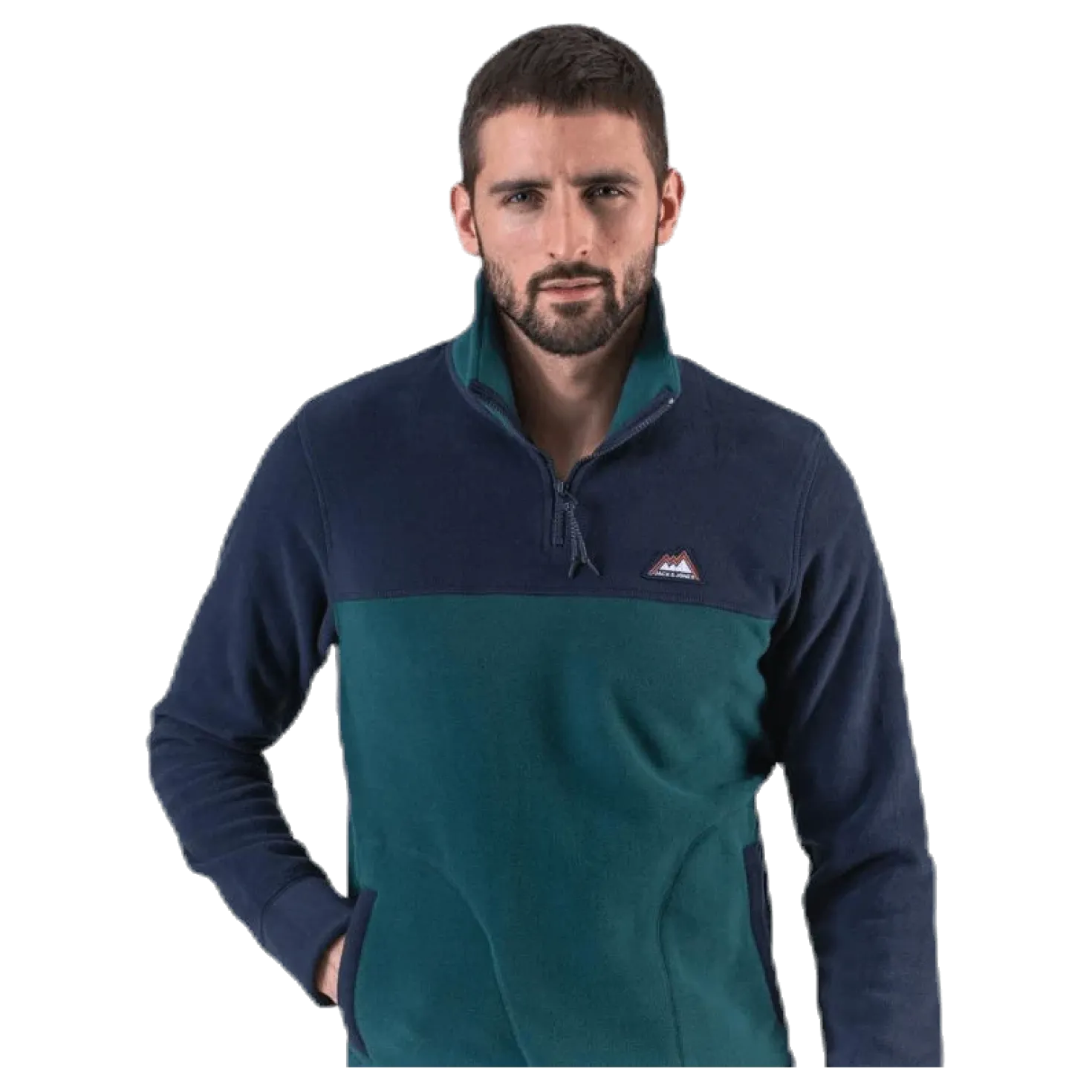 North Sweat Half Zip Blue