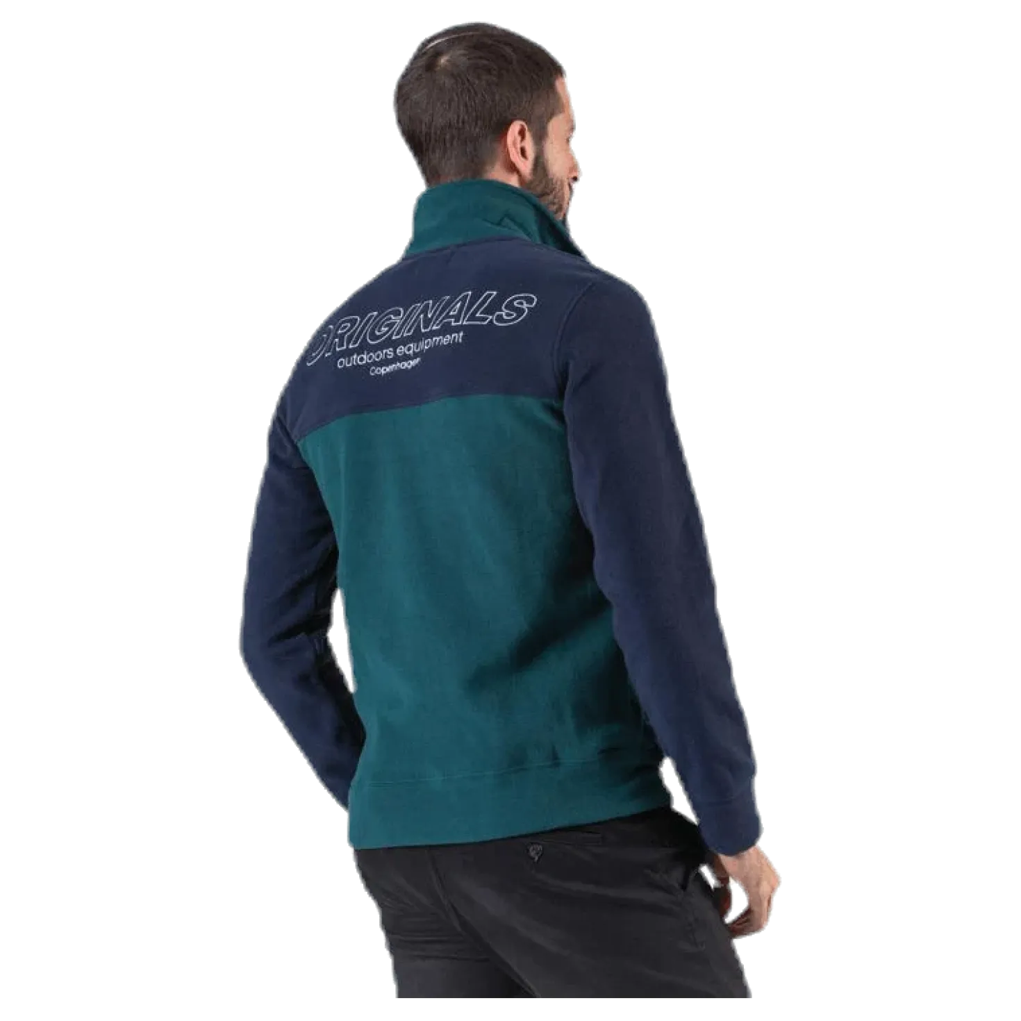 North Sweat Half Zip Blue