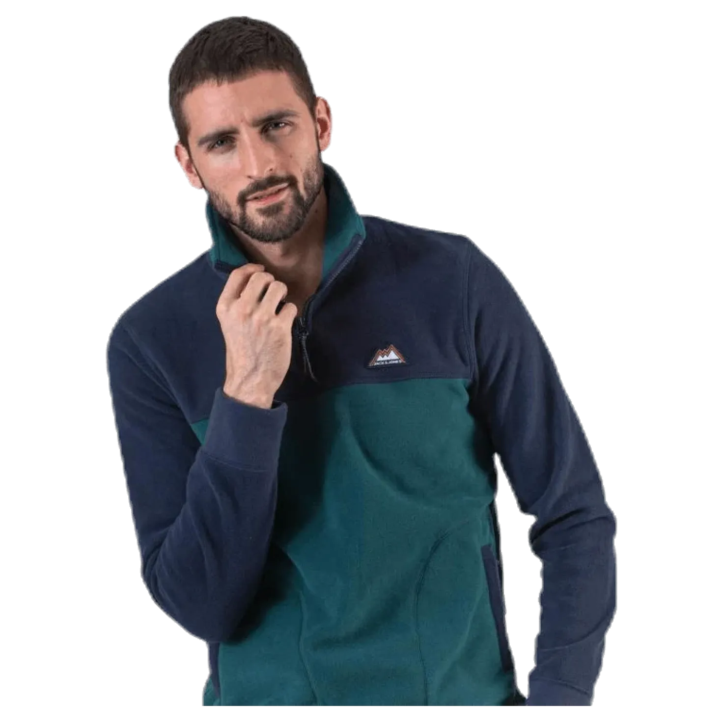 North Sweat Half Zip Blue