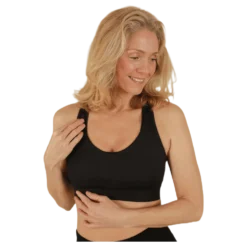 Nursing Sports Bra Black