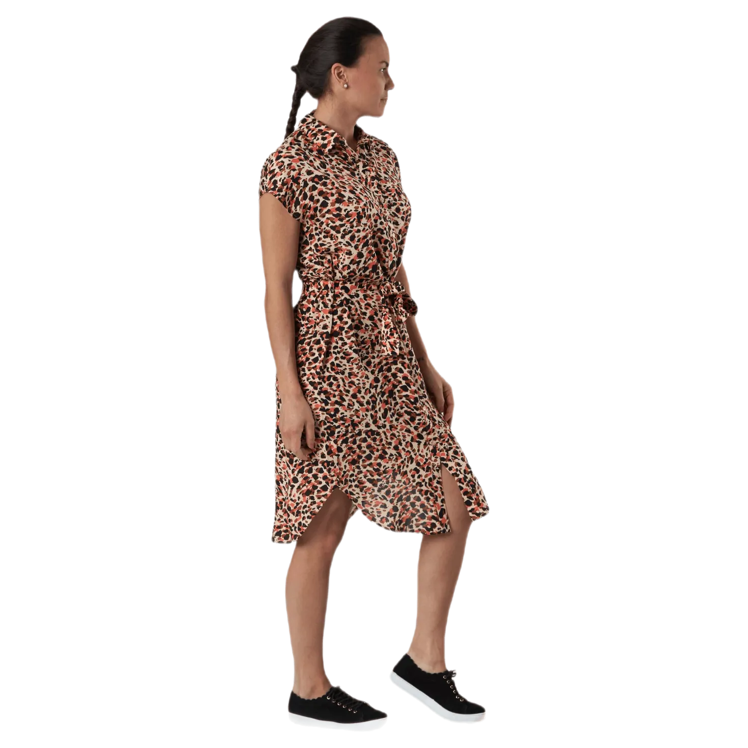 Nya Ss Shirt Dress Orange