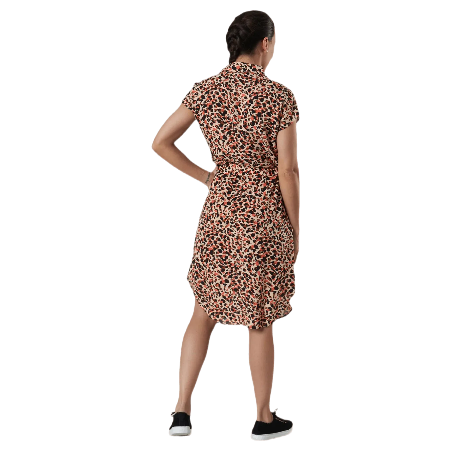 Nya Ss Shirt Dress Orange