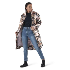 Nyre Parka Pink/Patterned