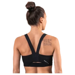 Odele Aop Sports Bra Black