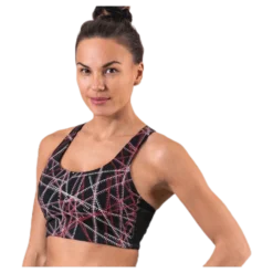 Odele Aop Sports Bra Black