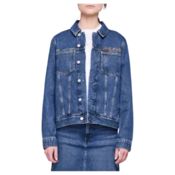 Omega Embroidered Trucker Gray