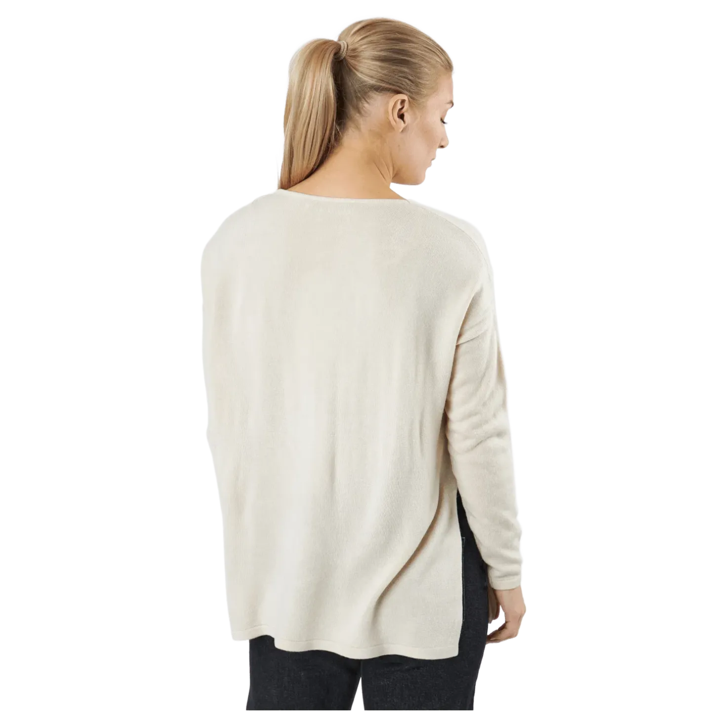 Onlamalia L/s V-neck Pullover Pumice Stone