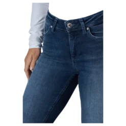 Onlblush Life Mid Sk Ank Raw R Dark Blue Denim