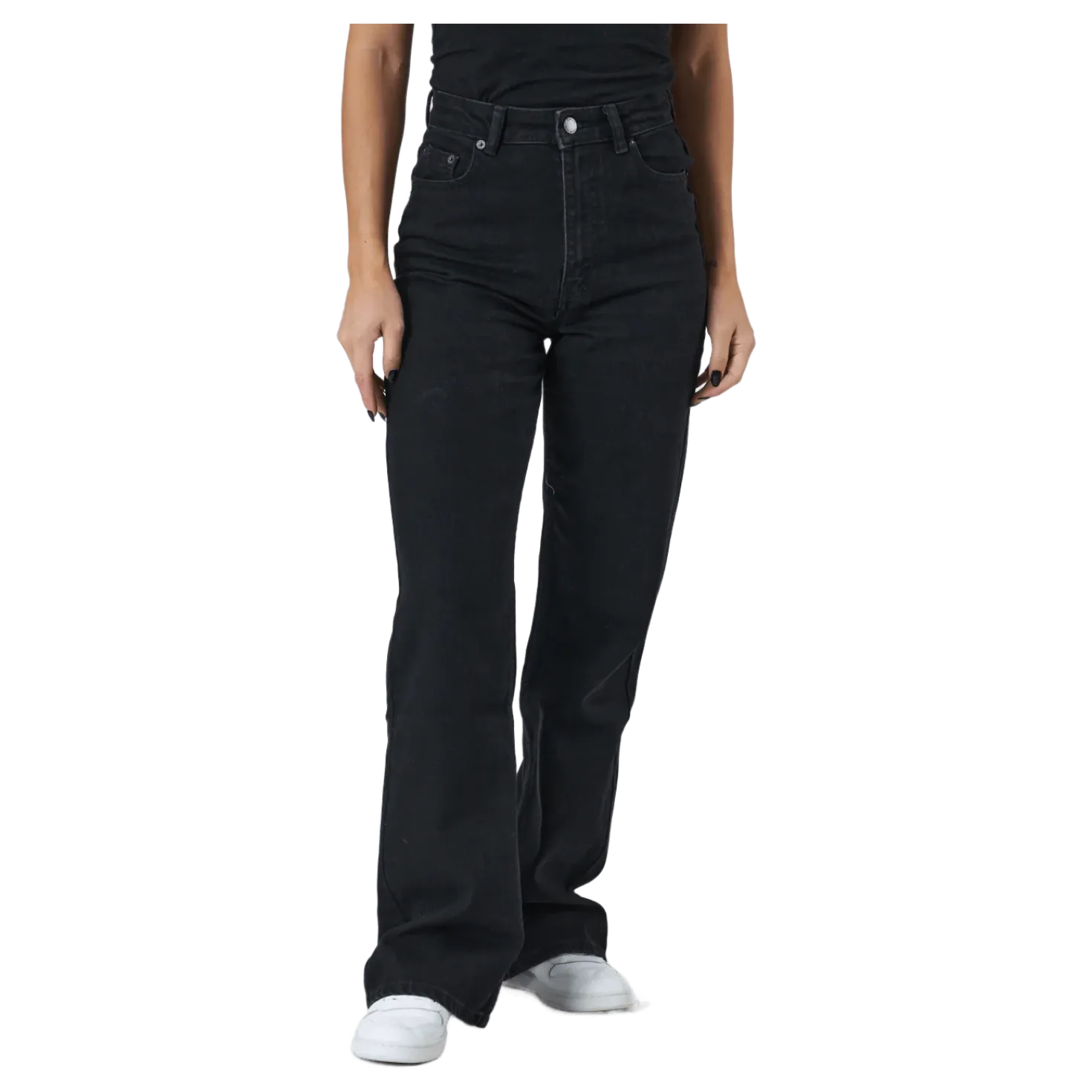 Onlcamille Life Ex Hw Wide Dnm Black Denim