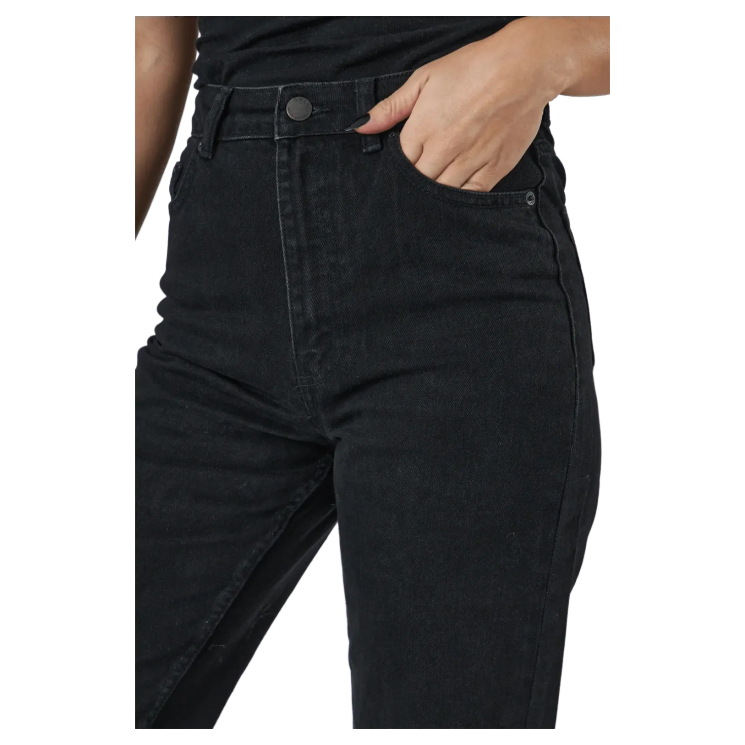 Onlcamille Life Ex Hw Wide Dnm Black Denim