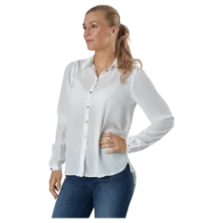 Onlcloudy Ls Shirt Wvn Cloud Dancer