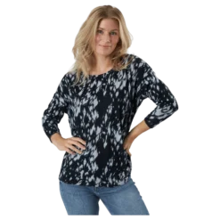 Onlelcos 4/5 Aop Top Jrs Noos Black W/graphic Paint 15