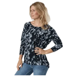 Onlelcos 4/5 Aop Top Jrs Noos Black W/graphic Paint 15