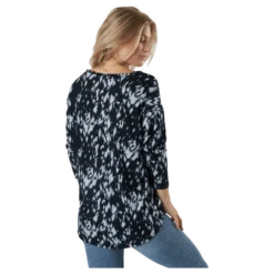 Onlelcos 4/5 Aop Top Jrs Noos Black W/graphic Paint 15