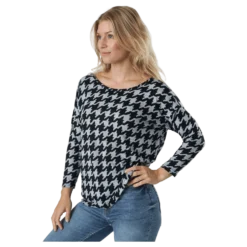 Onlelcos 4/5 Aop Top Jrs Noos Light Grey Melange