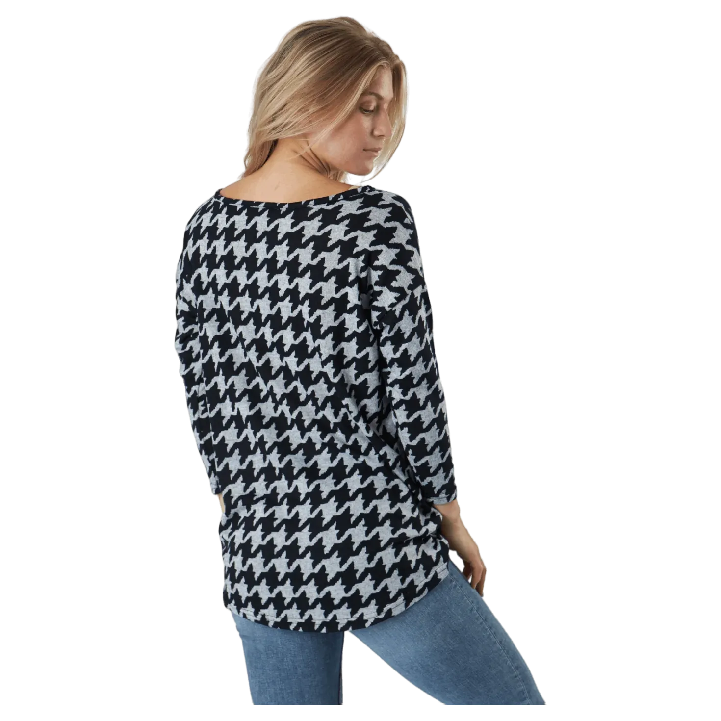 Onlelcos 4/5 Aop Top Jrs Noos Light Grey Melange