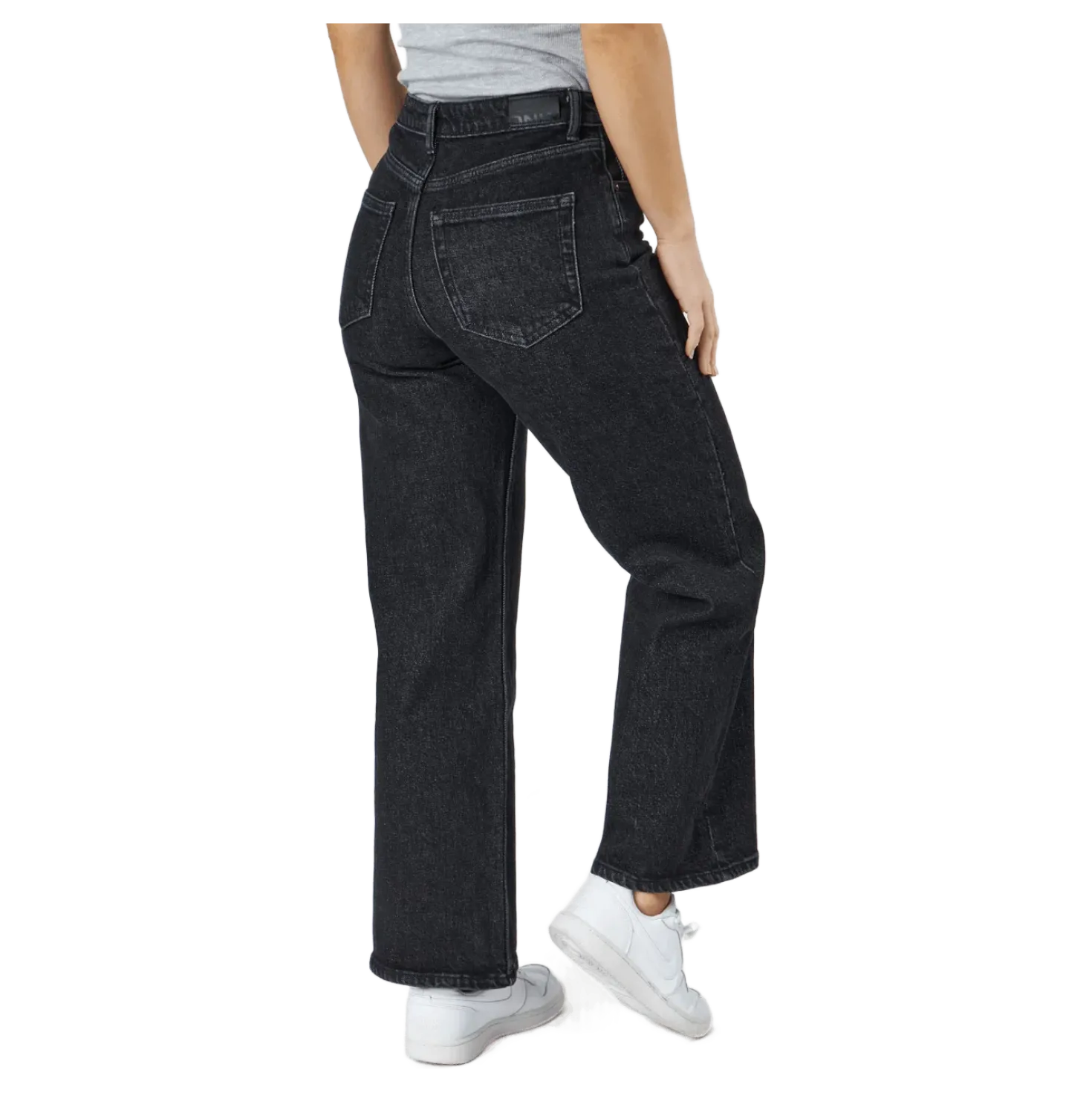 Onljuicy Hw Wide Leg Rea244 No Black Denim