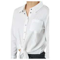 Onllecey Ls Knot Shirt Noos Cloud Dancer