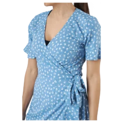 Onlolivia S/s Wrap Dress Wvn Allure