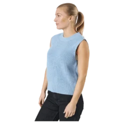 Onlparis Life Vest Knt Sky Blue