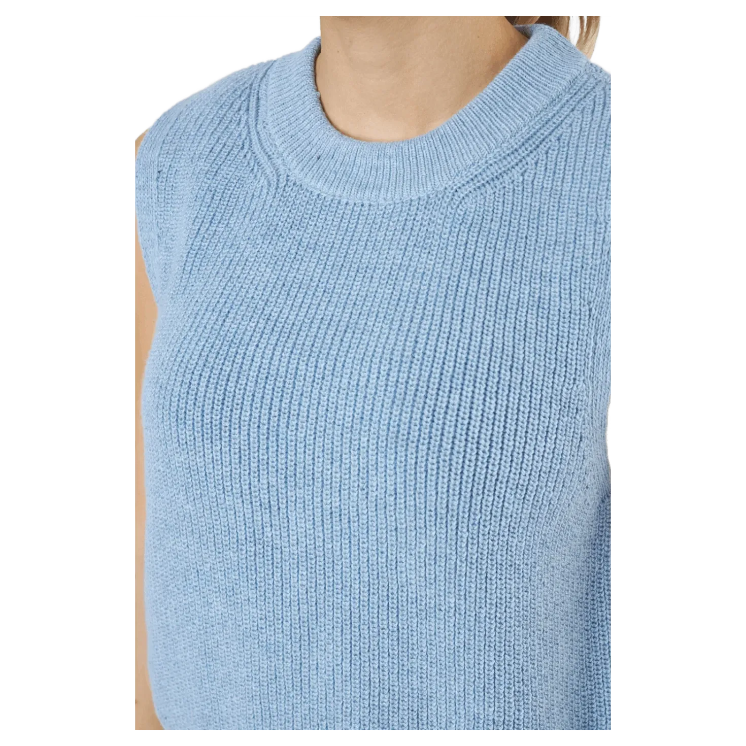 Onlparis Life Vest Knt Sky Blue
